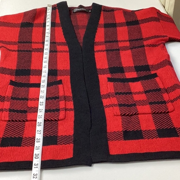 Womens Size Medium Plaid Open Cardigan, by Merokeety.. - Picture 5 of 7
